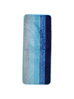 Saral Home - Turquoise Microfiber Anti Skid Floor Mat 38x100 cm