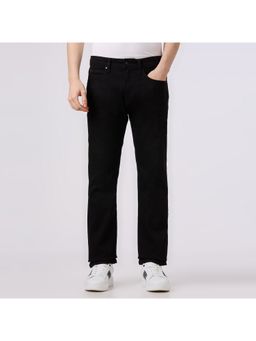 Pepe Jeans - Men Black Mid Rise Straight Fit Powerflex Jeans