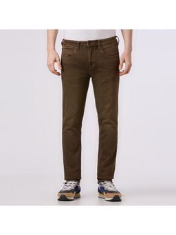 Pepe Jeans - Men Brown Low Rise Slim Fit Jeans