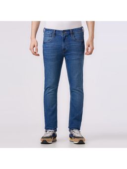 Pepe Jeans - Men Blue Mid Rise Slim Fit Jeans