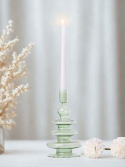 Haus & Kinder - Glass Candle Holder Amoura Jade