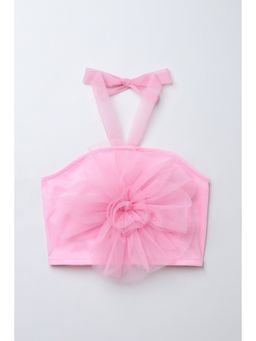 Taffy - Polyester Pink Solid Top