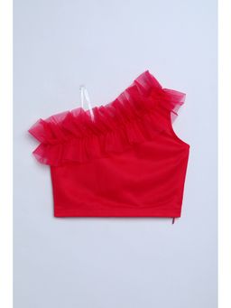 Taffy - Polyester Pink Solid Top