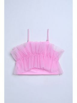 Taffy - Polyester Pink Solid Top