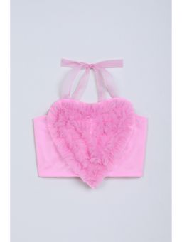 Taffy - Polyester Pink Solid Top