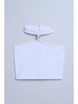 Taffy - Polyester White Stripes Top