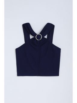Taffy - Polyester Blue Solid Top