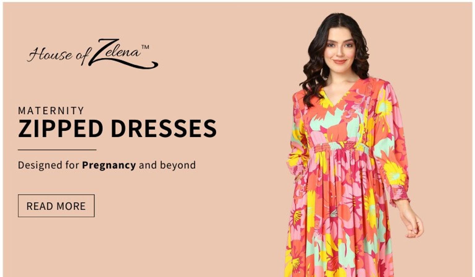 Buy Zelena Navy Blue Ethnic Printed Feeding Dress online