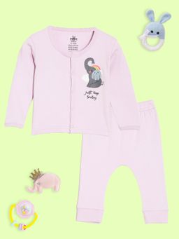 The Mom Store - Keep Smiling Infant Top & Bottom (Set of 2)