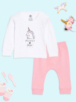 The Mom Store - Merry & Bright Infant Top & Bottom (Set of 2)