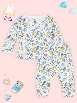 The Mom Store - Animal Party Infant Top & Pajama (Set of 2)