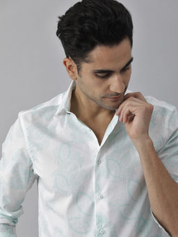 Rare Rabbit - Turq Casual Shirts