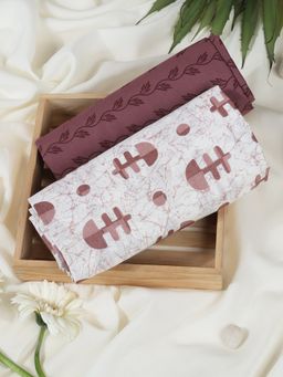 SALWAR STUDIO - Pure Cotton Printed Cream Unstitched Kurta with Pant