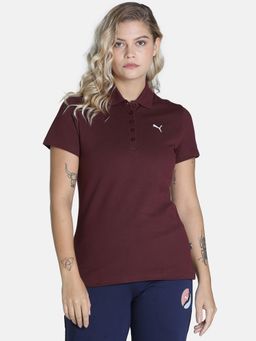 Puma - Ess Women Purple Polo T-shirt