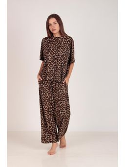 Masha - Cheetah Oversized Nightsuit