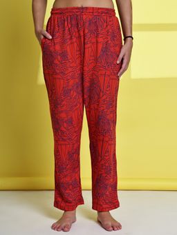 TAG 7 - Red Printed Pyjama