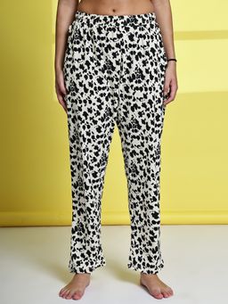 TAG 7 - Black and White Printed Pyjama