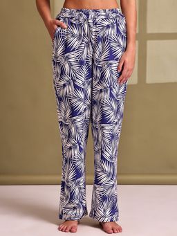 TAG 7 - Royal Palm Leaves Printed Pyjama