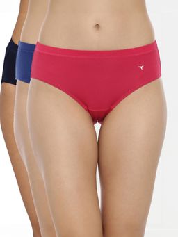 BLOSSOM - Modal Ultra Soft Modal Fabric With Waistband Mid Rise Panty (Pack of 3)