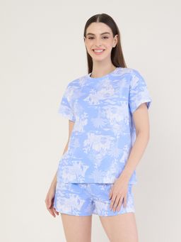Sweet Dreams - Womens Printed T-Shirt And Shorts