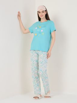 Sweet Dreams - Womens Graphic Printed Nightsuit