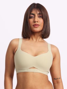 Krvvy - Wire-Free Comfort For A-C Cup Sizes Everyday Padded Bra Green