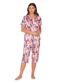 Bonjour - Womens Satin Paradise Shirt and Capri