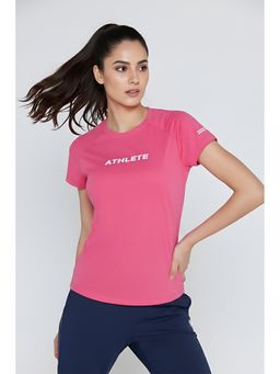 Zivame - Zelocity Quick Dry Relaxed T-Shirt - Pink Yarrow