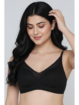 Zivame - Freeform Non Wired Medium Coverage Push Up Bra - Black