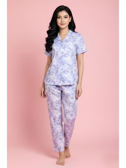 Zivame - Butter soft Knit Poly Nightsuit - Blanc De
