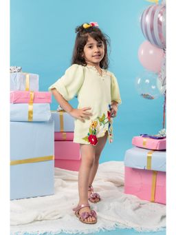 Kirti Agarwal Pret n Couture - Thread Embroidered Mini Dress