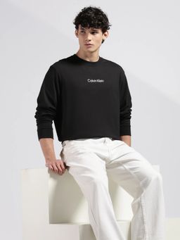 Calvin Klein - Mens Black Logo Relaxed Fit Cotton T-Shirt