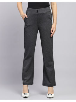 Monte Carlo - Women Grey Solid Pant