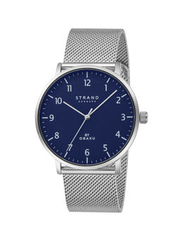 Strand by Obaku - Locklyn Cyan Blue Dial Quartz Watch For Men (S725GXCLMC)