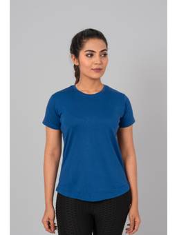 The Fit Theory - Round Neck Short Sleeves Regular Fit T-shirt - Multi-Color (Pack of 2)