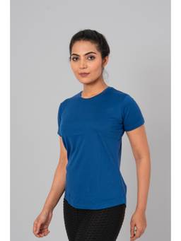 The Fit Theory - Round Neck Short Sleeves Regular Fit T-shirt - Multi-Color (Pack of 2)