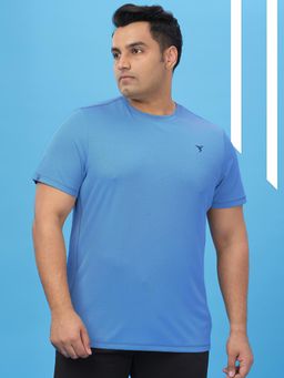 Technosport - Men Solid Slim Fit Round Neck Sports T-shirt