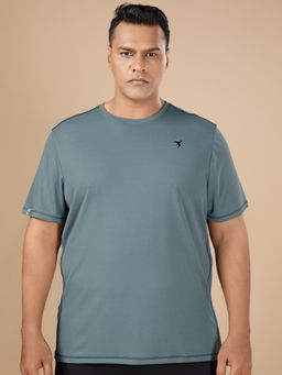Technosport - Men Plus Size Solid Active T-shirt (3XL)