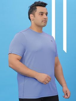 Technosport - Men Solid Plus Size Round Neck Sports T-shirt (3XL)
