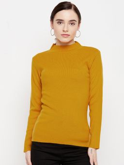 Madame - Women Mustard Sweater