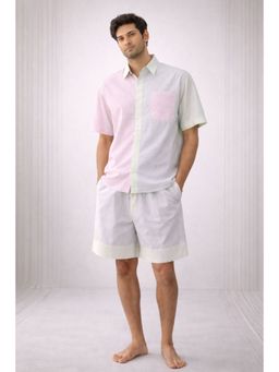 Muvazo - Midnight Ease Multi Colored Pure Cotton Shorts