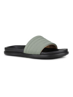 Inc.5 - Women Green Casual Solid Round Toe Slip-On Sliders