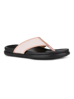 Inc.5 - Women Peach Casual Solid Round Toe Slip-On Flipflops