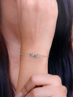 Kai Jewel - Sterling Silver Circular Radiance Bracelet