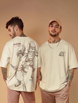 The Souled Store - Naruto Yin-yang Oversized T-shirts For Mens