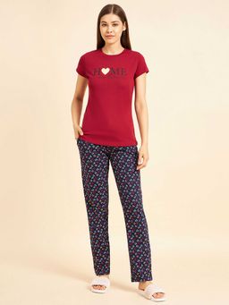 Sweet Dreams - Women Printed Pyjama (Set of 2)