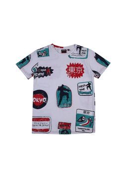 Gini & Jony - Boys White T-shirts