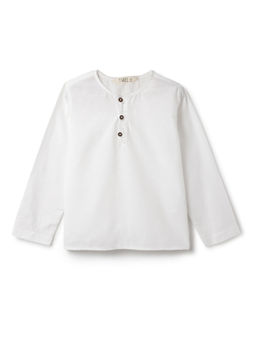 Tales & Stories - Boys White Cotton Kurta Shirt