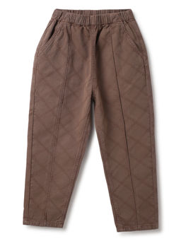 Tales & Stories - Boys Brown Cotton Balloon Fit Jeans