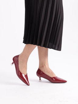 Marc Loire - Women Maroon Solid Pumps Heels